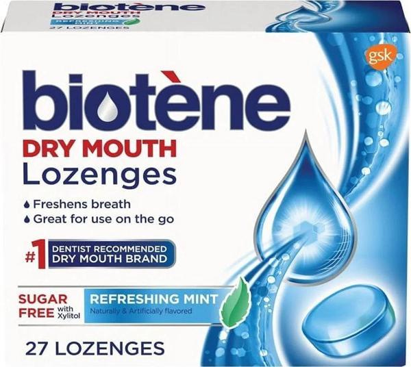 Biotene Dry Mouth Refreshing Mint 27 Lozenges - Image 1