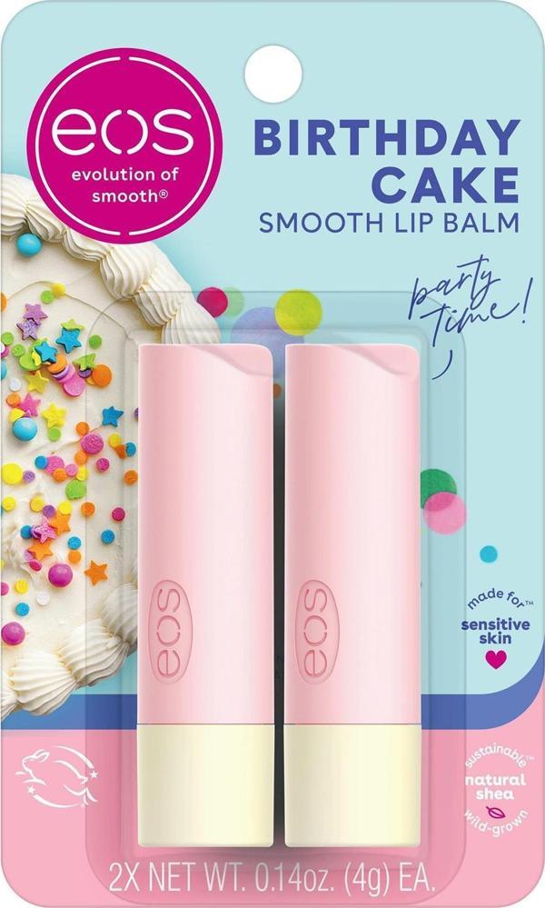 Eos Lip Balm Birthday Cake 2'li Dudak Balsamı 2x4GR - Image 1