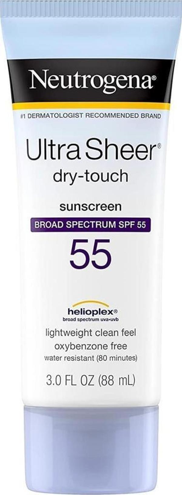 Neutrogena Ultra Sheer Dry-Touch SPF55 Güneş Koruyucu 88ML - Image 1