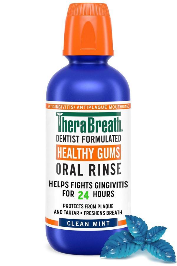Thera Breath Healthy Gums Clean Mint Ağız Çalkalama Suyu 473ML - Image 1