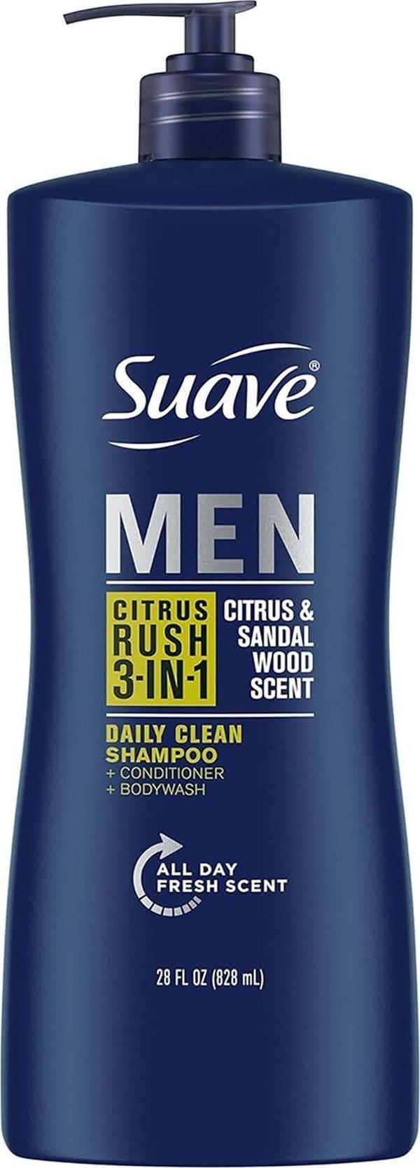 Suave Men Citrus Rush 3-in-1 Şampuan 828ML - Image 1