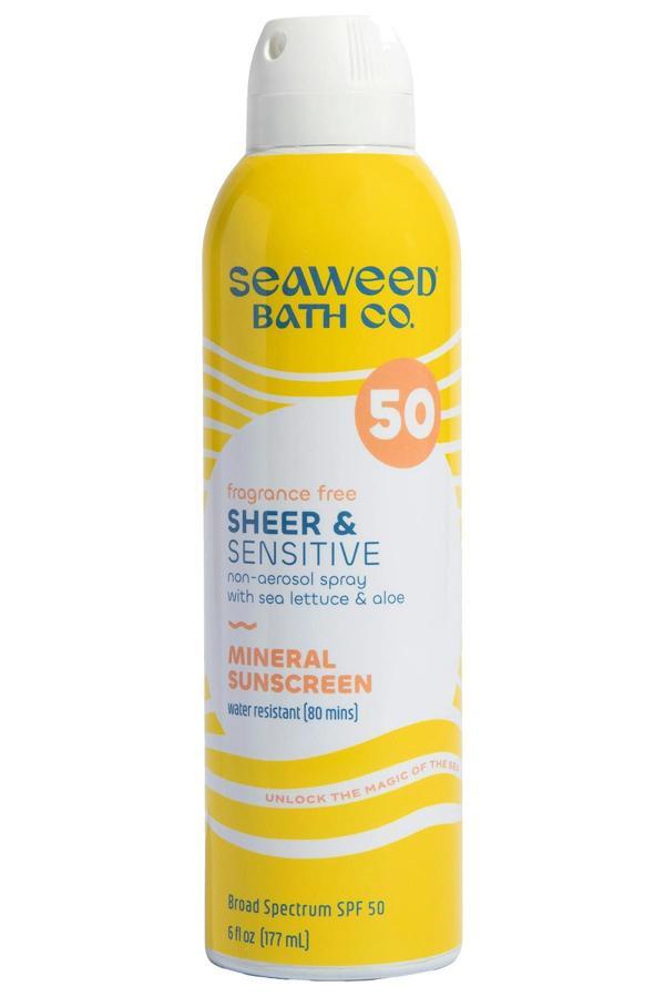 Seaweed Bath Co. SPF50 Sheer & Sensitive Kokusuz Güneş Spreyi 177ML - Image 1