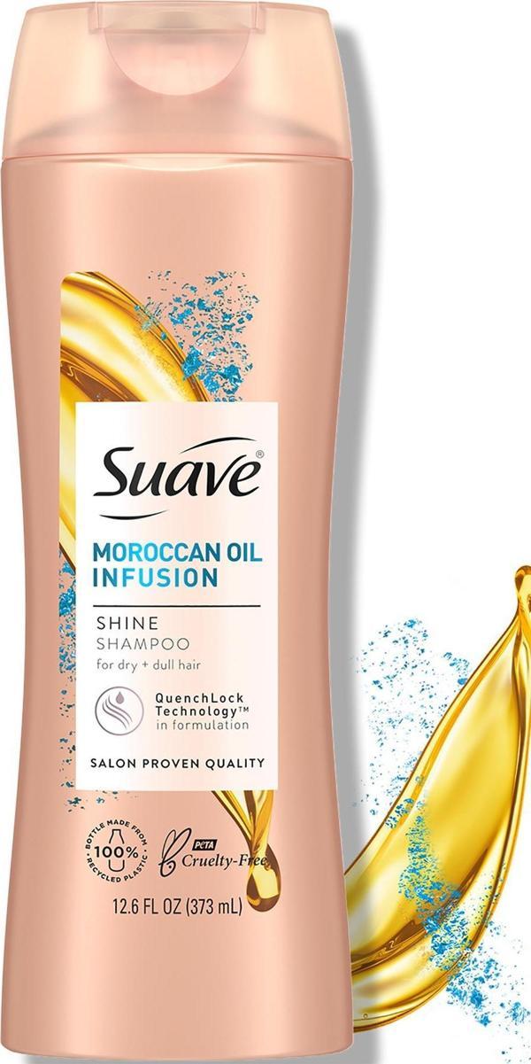 Suave Fas Argan Yağlı Parlaklık Şampuanı 373ML - Image 1