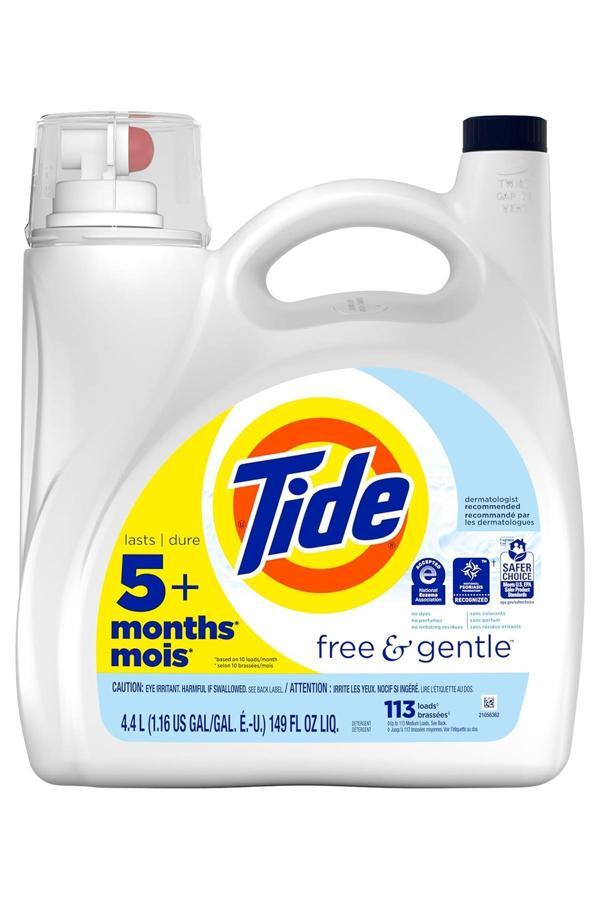 Tide Free & Gentle Sıvı Çamaşır Deterjanı 113 Yıkama 4.4LT - Image 1