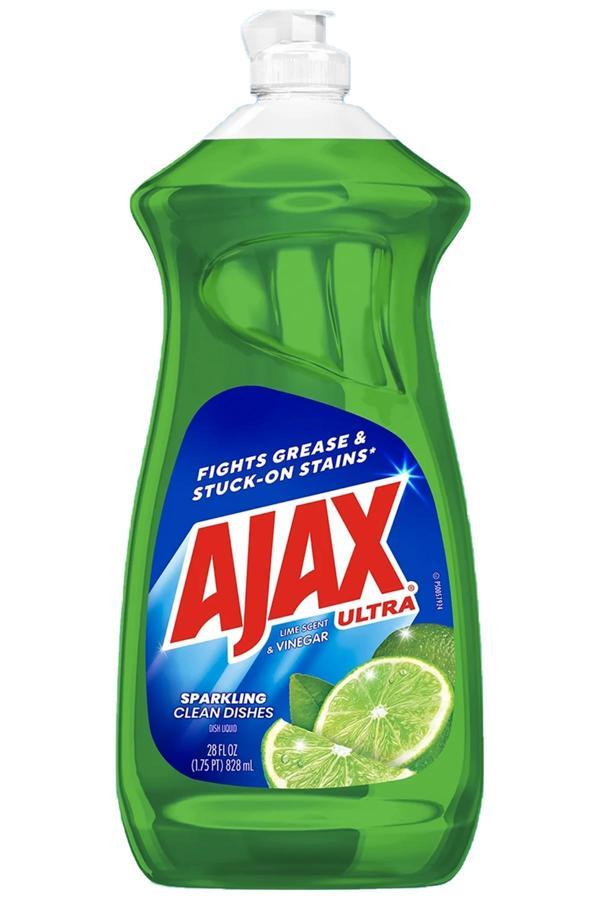 Ajax Misket Limonu + Sirke Elde Sıvı Bulaşık Deterjanı 828ML - Image 1