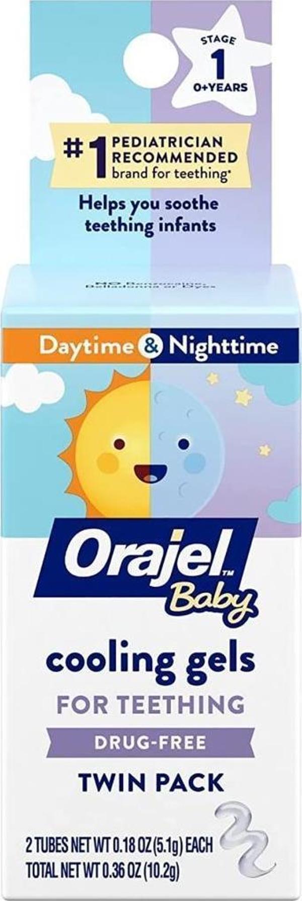 Orajel Baby Jel Gündüz-Gece Paketi 2x5.1GR - Image 1