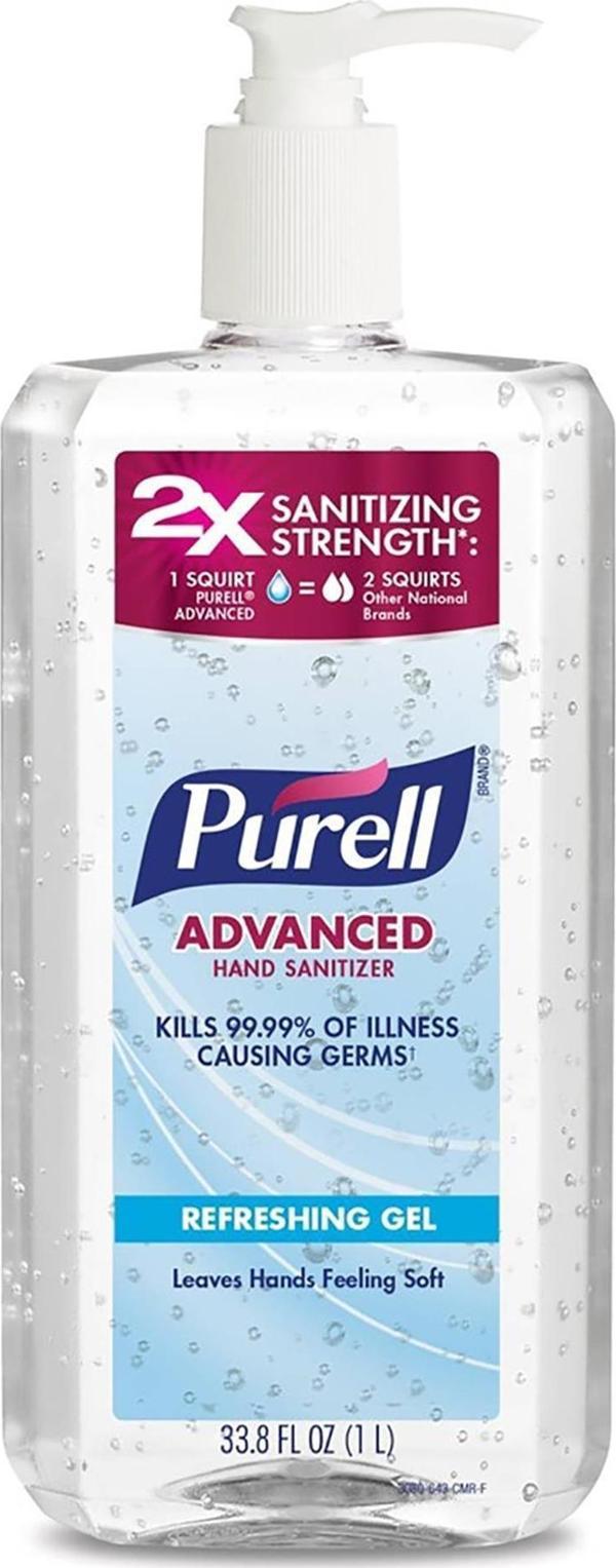 Purell El Temizleme Jeli Refreshing 1L - Image 1