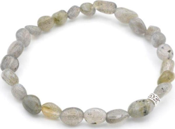 Hakiki Amorf Kesim Doğal Labradorit Taşı Bileklik 1.kalite - Image 1