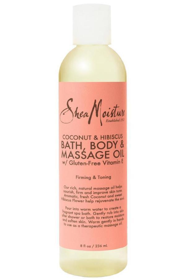 Shea Moisture Coconut & Hibiscus Masaj Yağı 236ML - Image 1