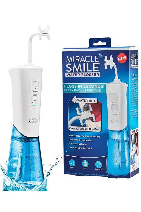 Miracle Smile Ağız Duşu Kablosuz USB Şarjlı 3 Başınç Modu - Image 1