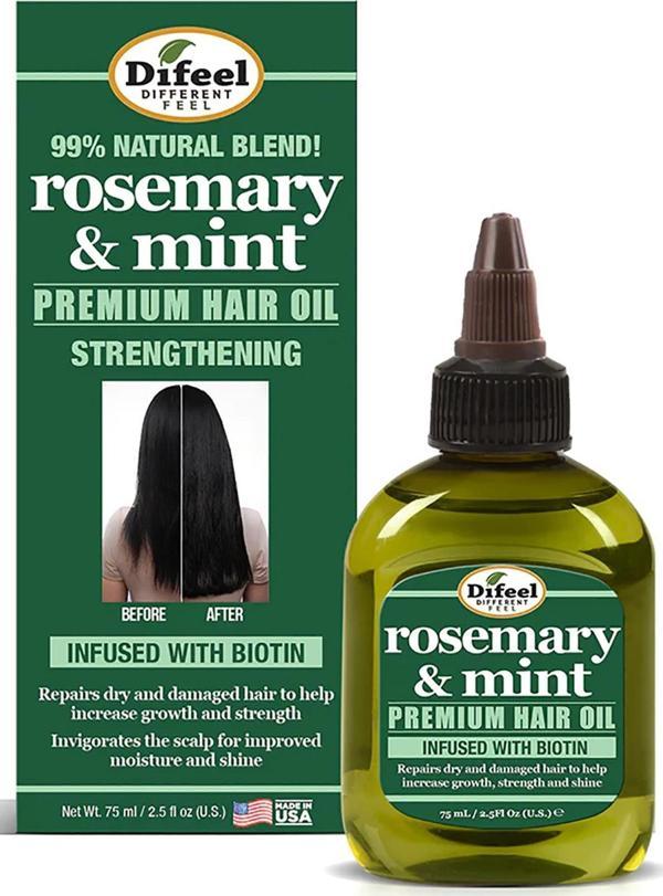 Difeel Rosemary & Mint Saç Yağı 75ML - Image 1