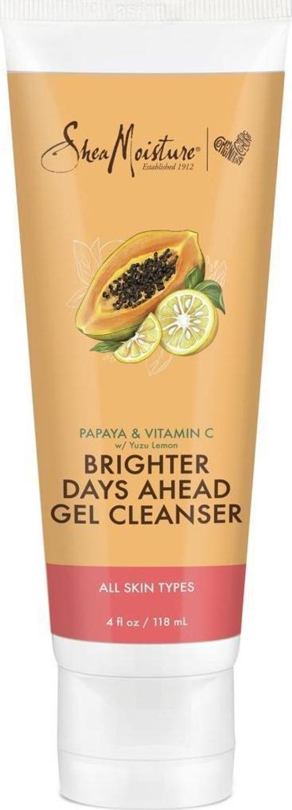 Shea Moisture Papaya & C Vitamini Aydınlatıcı Yüz Temizleyici Jel 118ML - Image 1