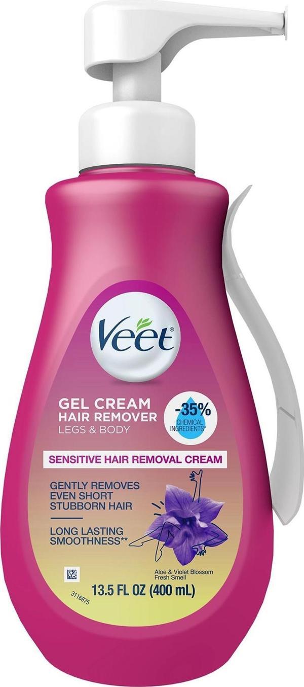 Veet Bacak ve Vücut Bölgesi Tüy Dökücü Jel Krem 400ML - Image 1