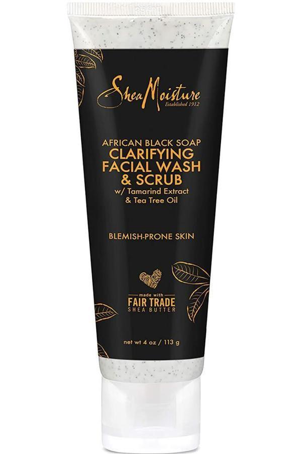 Shea Moisture Afrika Siyah Sabunu Yüz Yıkama ve Peeling 113GR - Image 1