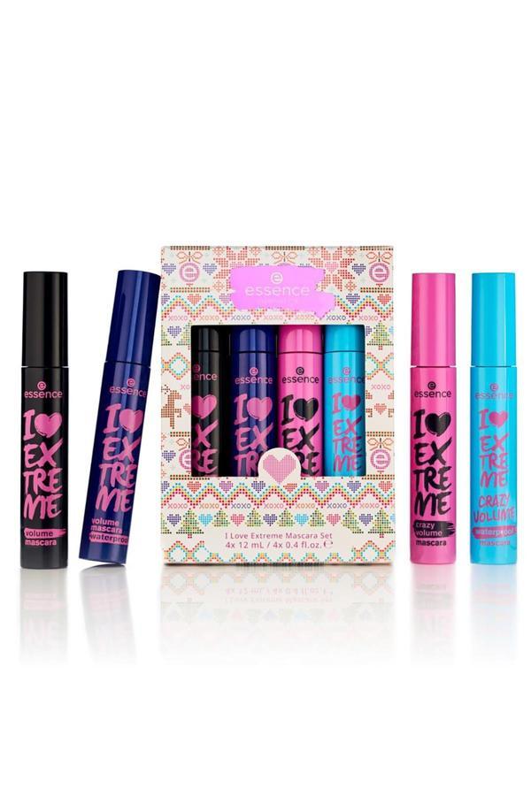 Essence Cosmetics I Love Extreme Maskara Set 4 Parça Siyah - Image 1