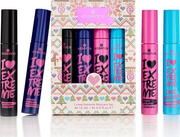 Essence Cosmetics I Love Extreme Maskara Set 4 Parça Siyah - Image 1
