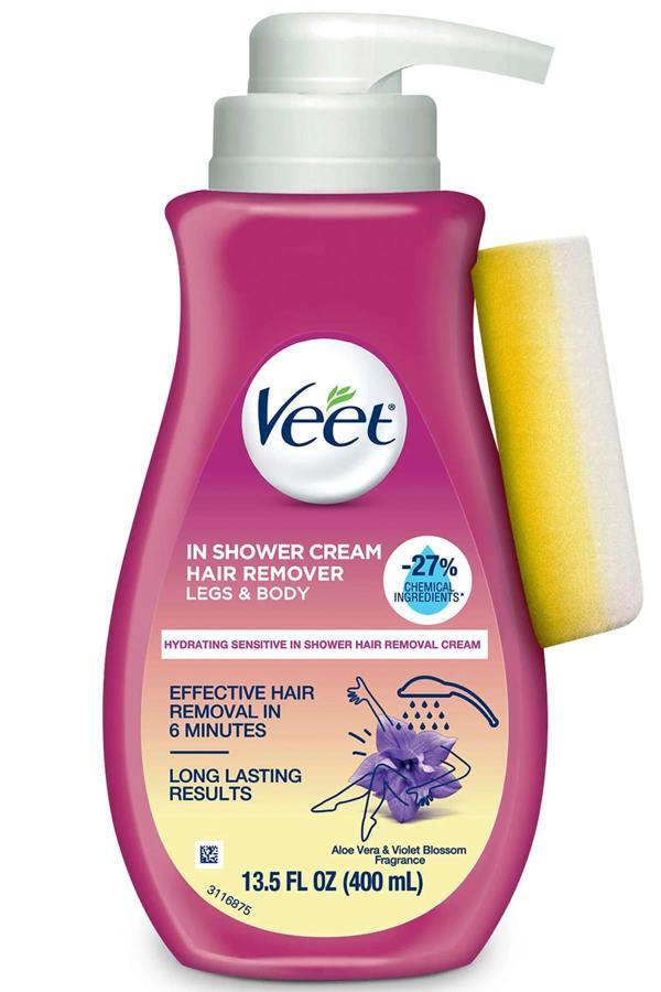 Veet Duşta Bacak ve Vücut Bölgesi Tüy Dökücü Krem 400ML - Image 1