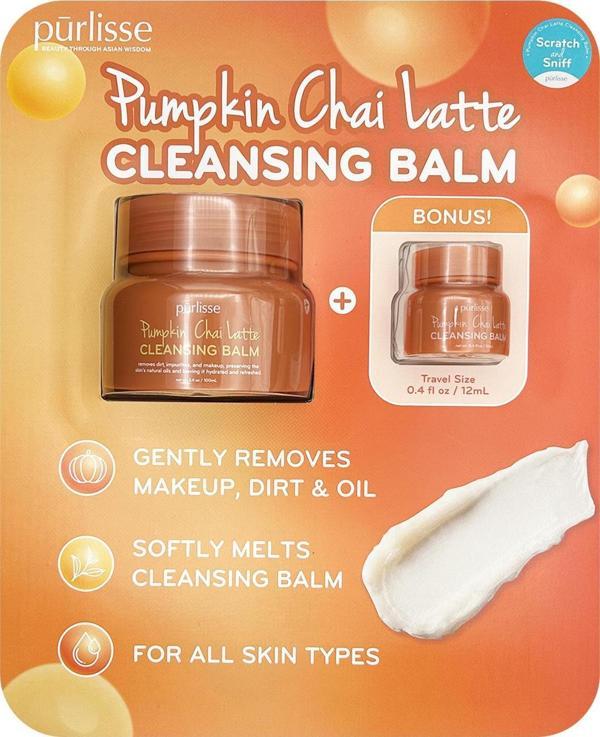 Purlisse Balkabağı ve Chai Özlü Temizleme Balmı 100ML + 12ML - Image 1