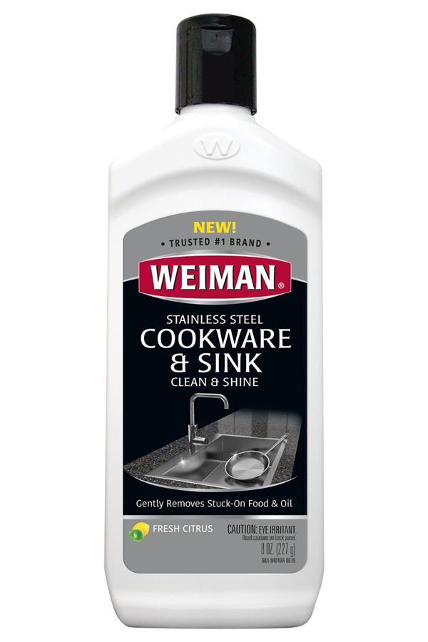 Weiman Paslanmaz Çelik Pişirme Kapları ve Lavabo Temizleyici Parlatıcı 237ML - Image 1