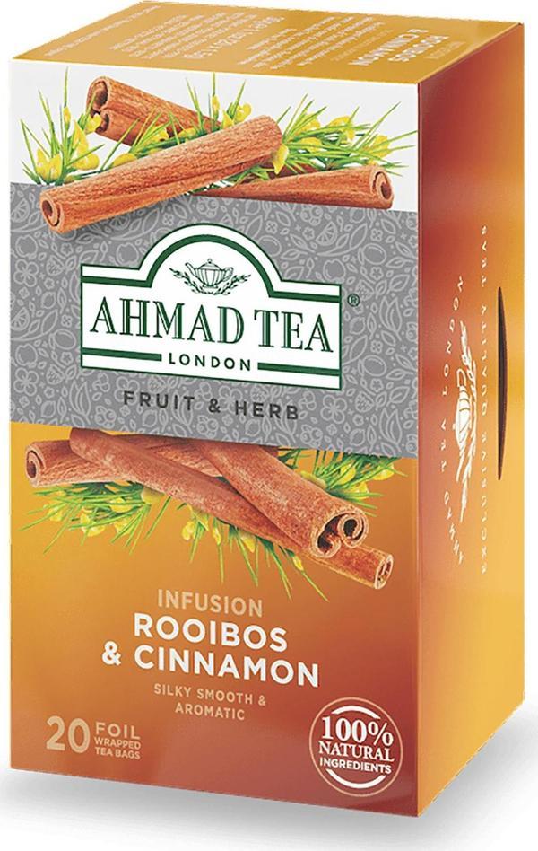 Ahmad Tea Rooibos & Cinnamon Bardak Poşet Çay 20 Adet - Image 1