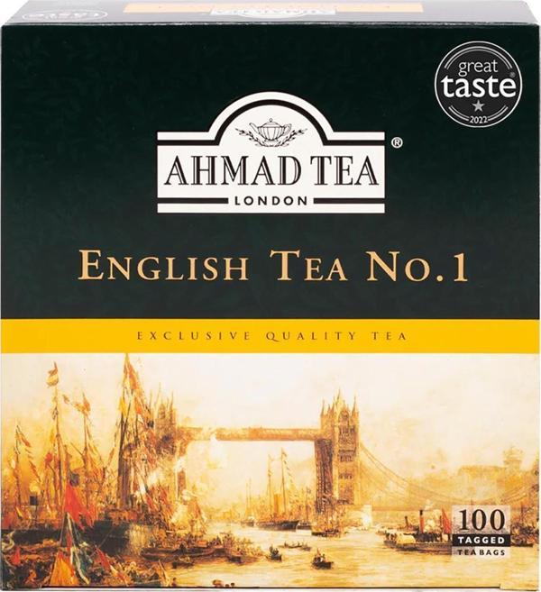 Ahmad Tea English Tea No.1 Bardak Poşet Çay 100 Adet - Image 1