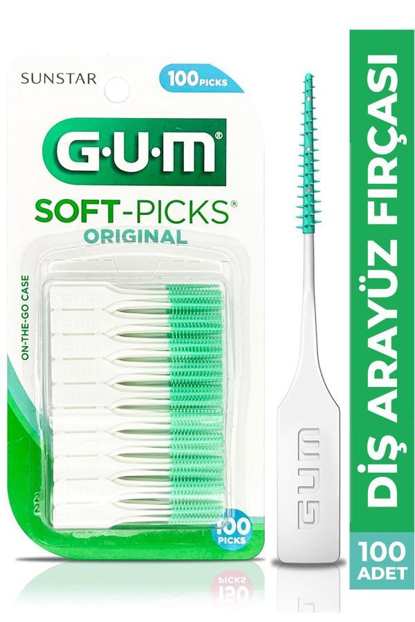 GUM Soft Picks Ara Yüz Fırçası 100 Adet - Image 1