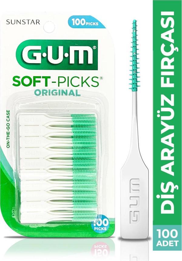 GUM Soft Picks Ara Yüz Fırçası 100 Adet - Image 1