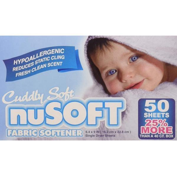 Nusoft Kurutma Makinası Özel Yumuşatıcı Mendil 50 Kullanım - Image 1