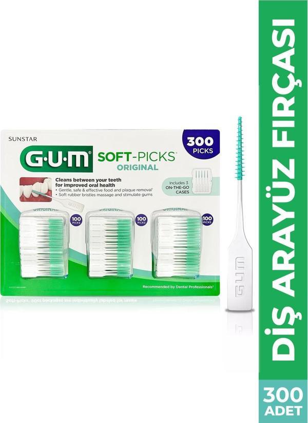 GUM Soft Picks Ara Yüz Fırçası 300 Adet - Image 1
