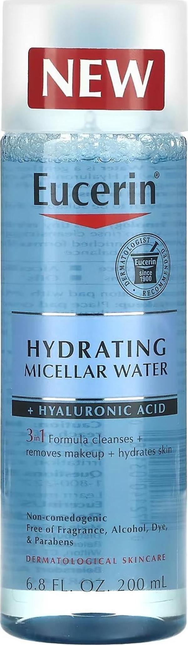 Eucerin Hydrating Micellar Water Günlük Yüz Temizleyicisi 200ML - Image 1