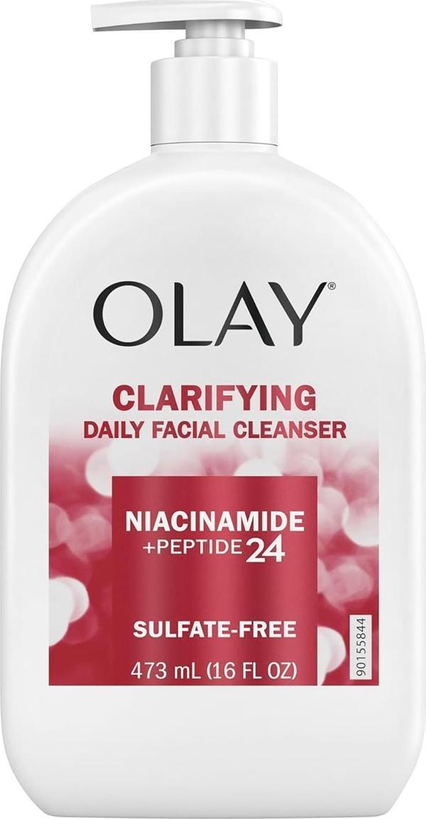 Olay Niacinamide + Peptide 24 Günlük Yüz Temizleme Jeli 473ML - Image 1