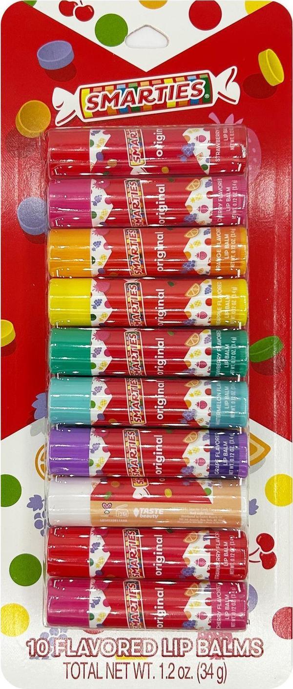 Taste Beauty Smarties Lip Balm Dudak Balsamı Çeşit Paketi 10 Adet - Image 1