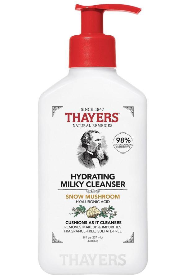 Thayers Kar Mantarı ve Hyaluronik Asit Nemlendirici Sütlü Yüz Temizleyici 237ML - Image 1