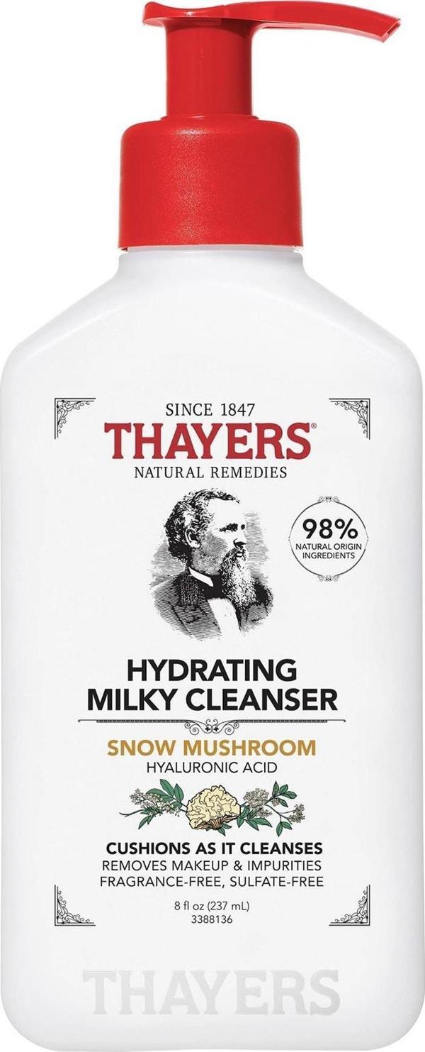 Thayers Kar Mantarı ve Hyaluronik Asit Nemlendirici Sütlü Yüz Temizleyici 237ML - Image 1