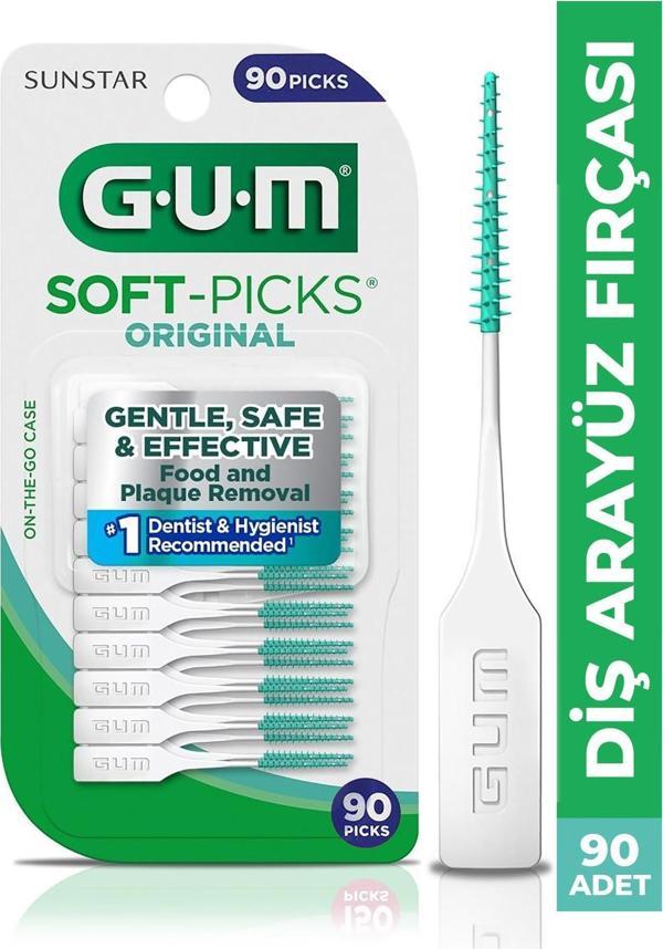 GUM Soft Picks Ara Yüz Fırçası 90 Adet - Image 1