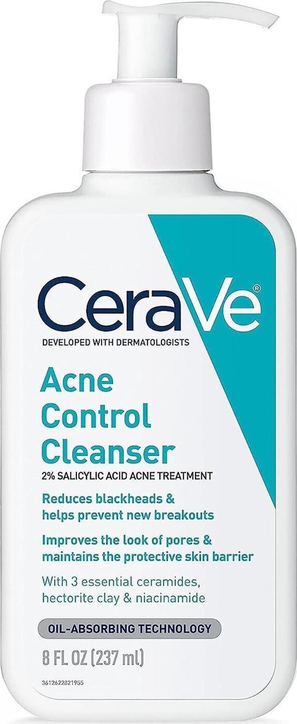 CeraVe Akne Kontrolü Temizleyici 237ML - Image 1