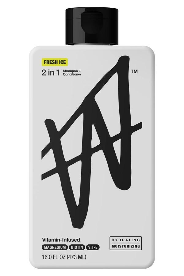 W Labs Fresh Ice 2'si 1 Arada Nemlendirici Şampuan ve Saç Kremi 473ML - Image 1