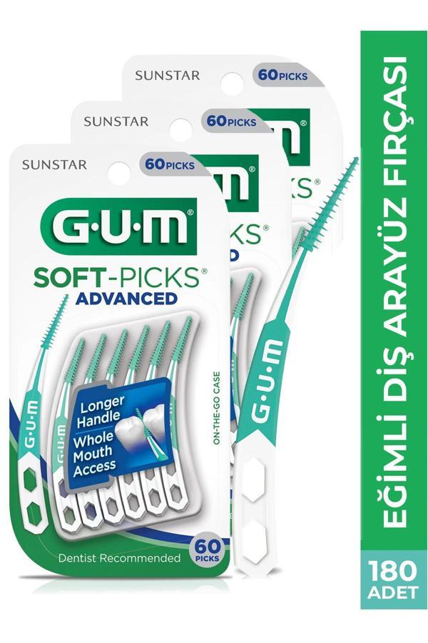 GUM Soft Picks Eğimli Ara Yüz Fırçası 180 Adet - Image 1
