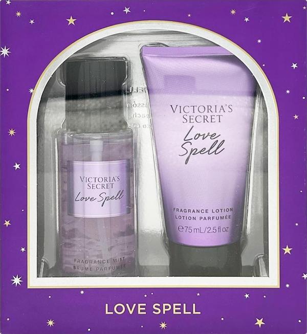 Victoria's Secret Love Spell Vücut Spreyi ve Losyonu İkili Hediye Seti - Image 1