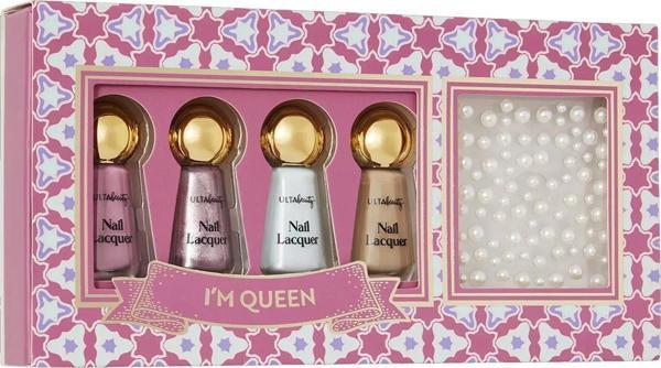 Ulta Beauty Renkli Tırnak Cilası ve İnci Tırnak Taşları Seti - Image 1