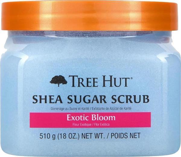 Tree Hut Exotic Bloom Shea Sugar Scrub Vücut Peelingi 510GR - Image 1