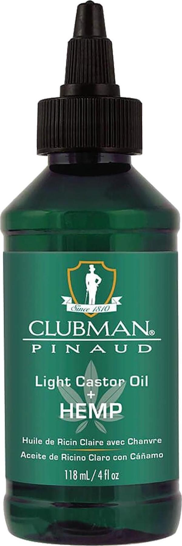 Clubman Pinaud Light Castor Oil + Hemp Saç Bakım Yağı 118ML - Image 1