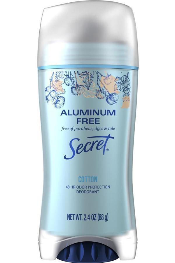 Secret Aluminum Free Cotton Koltuk Altı Deodorant Stick 68GR - Image 1