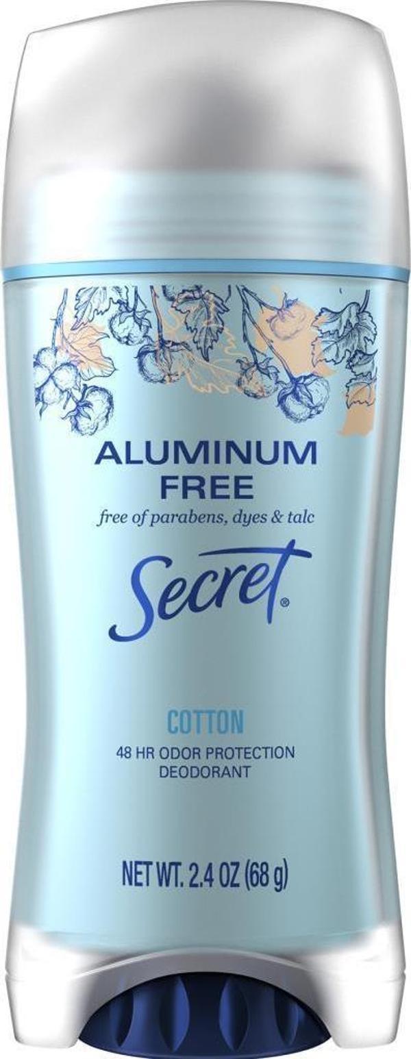 Secret Aluminum Free Cotton Koltuk Altı Deodorant Stick 68GR - Image 1