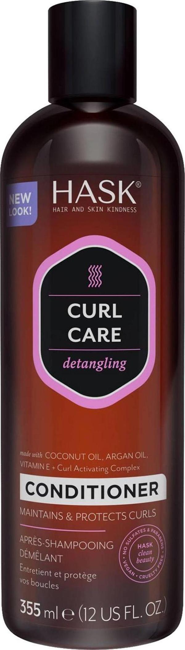 Hask Curl Care Dolaşıklık Açıcı Saç Kremi 355ML - Image 1