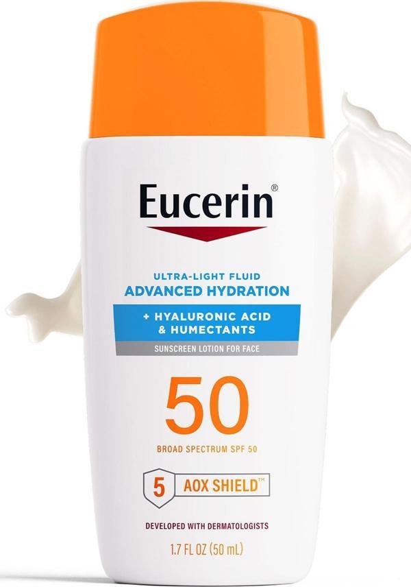 Eucerin Advanced Hydration Ultra-Light SPF50 Yüz Güneş Kremi 50ML - Image 1