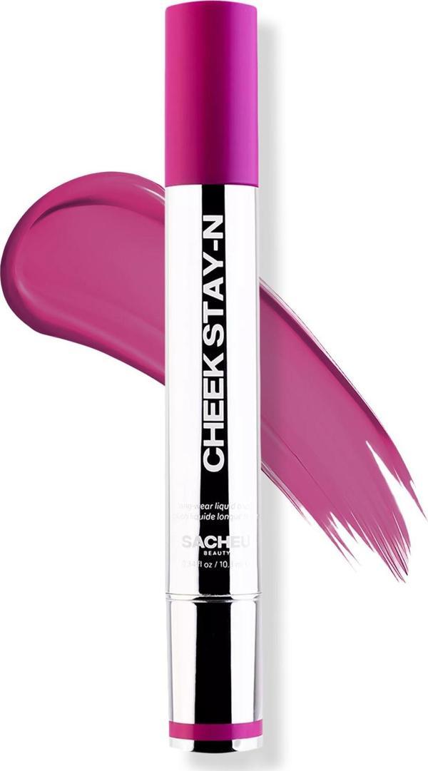 Sacheu Cheek Stay-n Uzun Süre Kalıcı Likit Allık 06 I'm Bold 10ML - Image 1