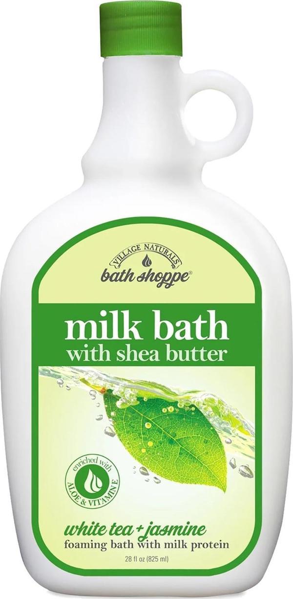 Village Naturals Shea Yapı ile Beyaz Çay Sütü Banyosu 825ML - Image 1