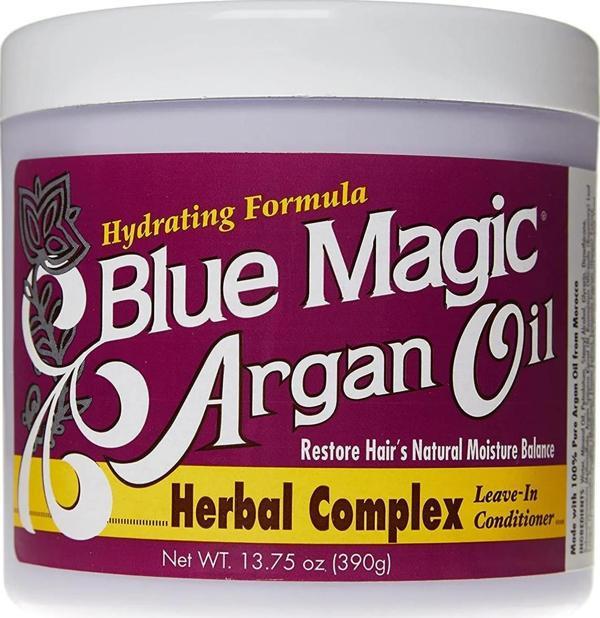 Blue Magic Argan Oil Herbal Complex Durulanmayan Saç Kremi 390GR - Image 1