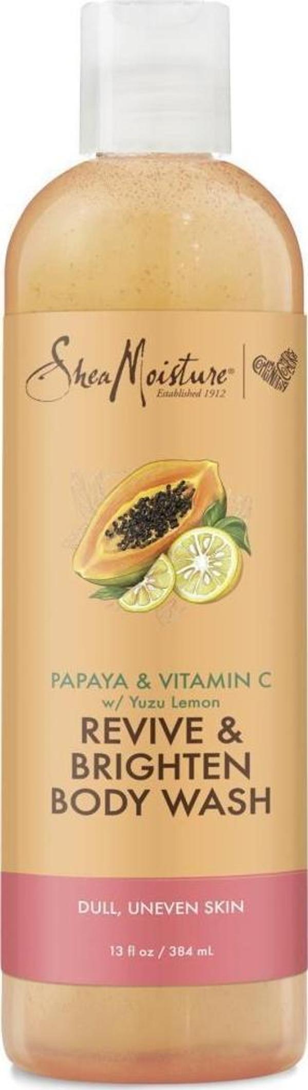 Shea Moisture Papaya & C Vitamini Canlandırıcı ve Aydınlatıcı Vücut Şampuanı 384ML - Image 1